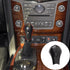 ABS Gear Shift Knob Head Cover Compatible with Infiniti QX80 2013-2017/Nissan Touareg Gear Shift Knob Head Cover Cap,Car Gear Handle Head Gear Lev...