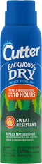 Cutter Backwoods Dry Insect Repellent, Mosquito Repellent, 25% DEET, Sweat Resistent, 4 Ounce (Aerosol Spray)...