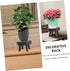 1pc Flower Pot Stand Outdoor Plant Rack Home Accents Decor Outdoor Decoration Freestanding Ladder Shelf Wood Plant Stand Wood Plant Stool Wooden O...
