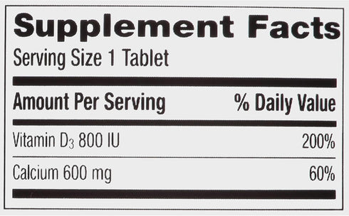 Caltrate 600 Plus D3 Calcium and Vitamin D Supplement Tablets, Bone Health Supplements for Adults - 120 Count...