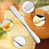 Butter Spreader, Stainless Steel Butter Spreader, 3 in 1 Kitchen Knife Gadgets Curler Slicer Spreader with Serrated Edge for Cutting and Spreading...
