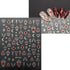 12 Sheets Star Nail Stickers for Nail Art 3D Self-Adhesive Nail Art Stickers Gold Silver Sun Moon Heart Nail Art Design Decoration Accessories for...