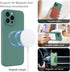 MCFANCE Silicone Magnetic for iPhone 13 Pro Max Case, Compatible with MagSafe, Full Camera Protection Shockproof Cover Soft Anti-Scratch Microfibe...