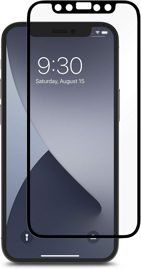 Moshi iVisor AG Matte Screen Protector Compatible with iPhone 12 Mini Screen Protector, Edge-to-Edge, Anti-glare, Easy Install, Bubble-proof, for ...