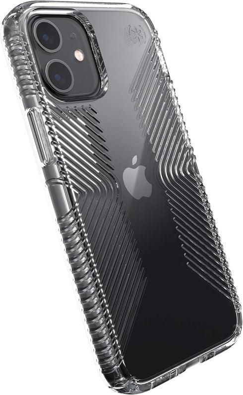 Speck Products Presidio Perfect-Clear Grip iPhone 12 Mini Case, Clear/Clear...