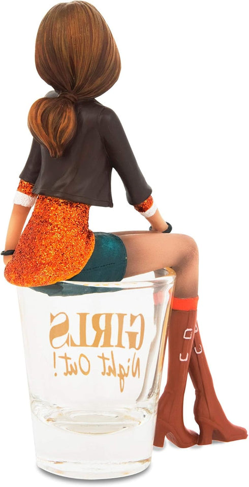 Hiccup Girls Night Out 2-1/2-Inch Girl in Shot Glass, 5-3/4-Inch Tall with Figurine,...