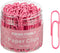 Jumbo Paper Clips, 2 Inch Large Paper Clip, 100 pcs Paperclips (Jumbo, Pink)...