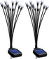 DenicMic Solar Garden Lights Outdoor 10 LED Solar Firefly Lights with Highly Flexible Copper Wire, Solar Lights Outdoor Waterproof for Pathway Yar...