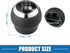 5 Speed Manual Transmission Shift Knob Car Shift Knob Head Lever Shifter for Toyota for Corolla 2007-2013 Plastic Black...