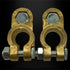 Ampper Brass Battery Terminal Connectors, Top Post Battery Terminals Clamp Set for Marine Car Boat RV Vehicles (1 Pair)...