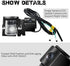 RED WOLF Aftermarket Backup Camera for Jeep Wrangler JK 2007-2018 Mouting on License Plate Bracket Reverse Rear View Parking Camera 170° Wide Visi...