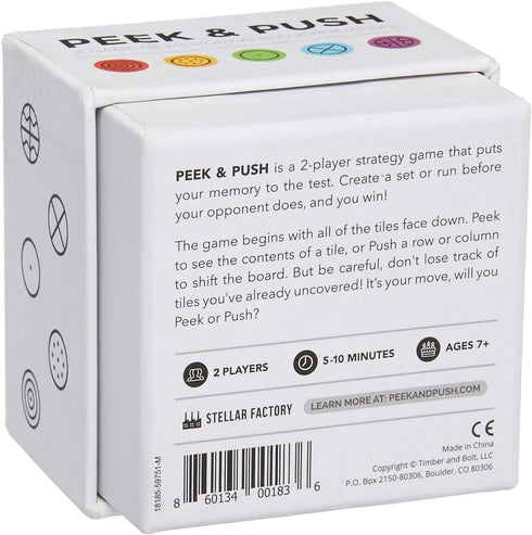 Stellar Factory Peek & Push: A Game of Memory and Coordination...