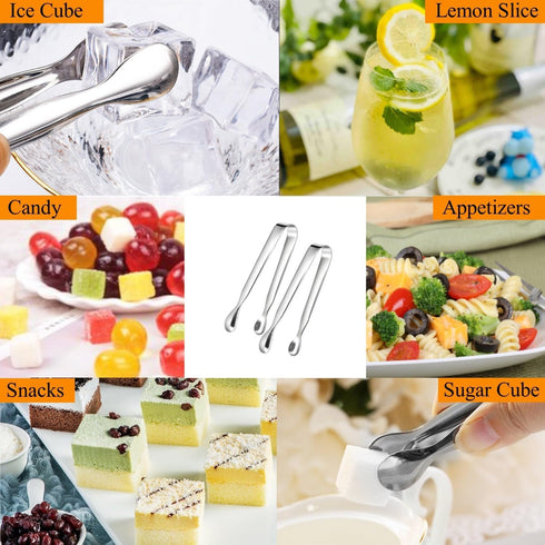 sweetfamily Spreader Knife Set,6-Piece Cheese and Butter Spreader Knives,Mini Serving Tongs,Stainless Steel Multipurpose Butter Knives...