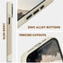 Vegan Leather Magnetic Case for iPhone 15 Pro Max Wireless Charging, MagSafe Compatible, Metal Buttons, Shockproof Protective Phone Case Cover for...