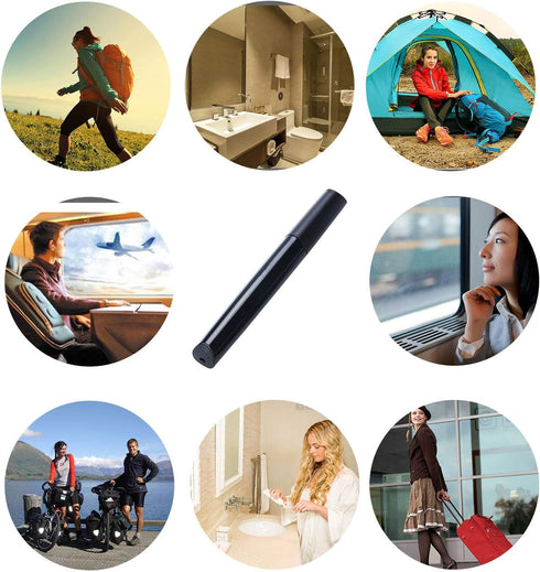 Portable Travel Toothbrush Case, Plastic Container Toothbrush Holder Brushes Box Breathable Design with Air Hole More Toothbrush Tube Container fo...
