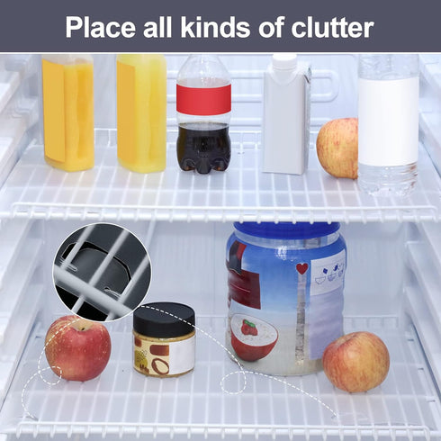 Kathfly 1 Roll Wire Shelf Liner Shelf Covers for Wire Shelving Waterproof Non Adhesive Refrigerator Pantry Wire Shelf Plastic Mats for Kitchen Cab...