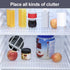 Kathfly 1 Roll Wire Shelf Liner Shelf Covers for Wire Shelving Waterproof Non Adhesive Refrigerator Pantry Wire Shelf Plastic Mats for Kitchen Cab...