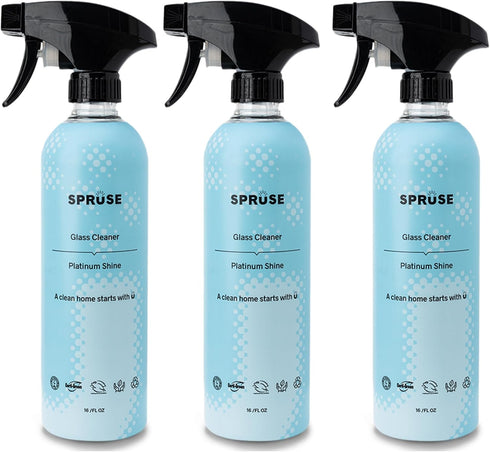 Home Glass Cleaner, Platinum Shine scented, 16 Fluid Ounce, Pack of 3...