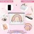 4 Pcs Rainbow Cosmetic Bag Teacher Nurse Inspirational Gift Bags for Women Girls You Are Loved Beautiful Kind Makeup Bag Bulk Personalized Canvas ...