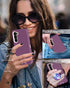 for Samsung Galaxy S23-Plus Case, with Screen Protector, Dust-Proof Port Cover, Full-Body Silicone Rubber Phone Case, Military Grade Drop-Proof Sh...