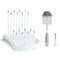 Munchkin® Baby Bottle and Sippy Cup Cleaning Set, Includes Countertop Drying Rack and Bristle Bottle Brush, Grey...
