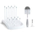 Munchkin® Baby Bottle and Sippy Cup Cleaning Set, Includes Countertop Drying Rack and Bristle Bottle Brush, Grey...