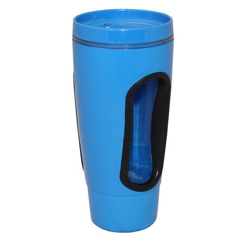 Rehabilitation Advantage Hand In Mug Adaptive Drinking Cup Blue,16 ounces...