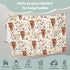 Highland Cow Floral Boho Retro Baby Blanket Girls Gift, Western Farm Animal Yak Flower Flannel Fleece Nursery Bed Blankets, Soft Lightweight Newbo...