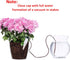 10 Pack Plant Watering Stakes Automatic Devices Plant Self Drip Irrigation Slow Release Indoor Outdoor Terracotta Water Spikes for Potted Plants F...