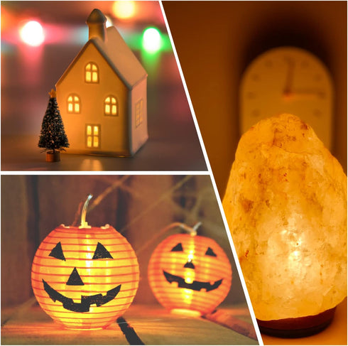 C7 0.6W 2700K Featuring Standard E12 LED Bulb Candelabra Base Replacement Night Light 6 Pack...