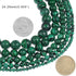 Natural Stone Beads 12mm Malachite Gemstone Round Loose Beads Crystal Energy Stone Healing Power for Jewelry Making DIY,1 Strand 15"...