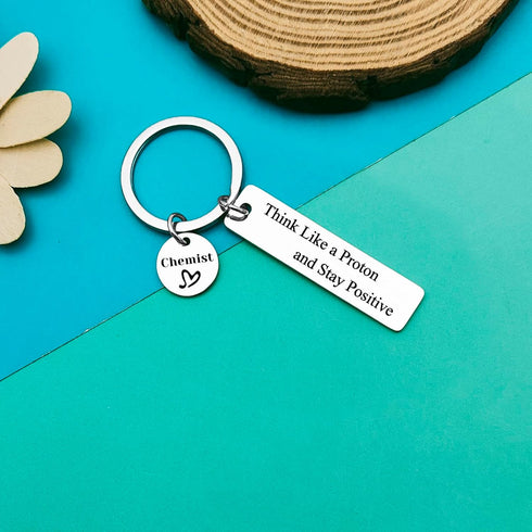 Gifts for Chemist Keychain Chemistry Science Chemist Teacher Appreciation Gifts Inspirational Gifts for Scientist Physicist Science Graduation Gif...