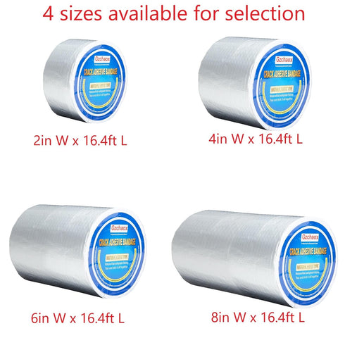 Crack Sealing Waterproof Tape, Suitable for Waterproofing in Toilets, Pipelines, roof Cracks, RVs, sunshades, Windows, Floors, Swimming Pools, and...