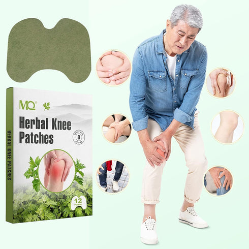 MQ 24 Count Knee Patches, Heat Patches for Knee, Knee Relief Patches, Warming Herbal Patches Long-Lasting Relief for for Knee, Back, Neck, Shoulde...