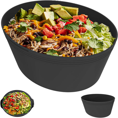 6 Quart Silicone Slow Cooker Liners Oval. Thickened, Weighted And Sturdy Reusable Crockpot Liner Inserts Compatible With Most 6 QT Crock Pot Slow ...