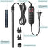HITOP Mini Submersible Aquarium Heater - 200W Digital Heater for Fish Tank Turtle Tank 25-50 Gallon?Saltwater and Fresh Water with Temperature Con...