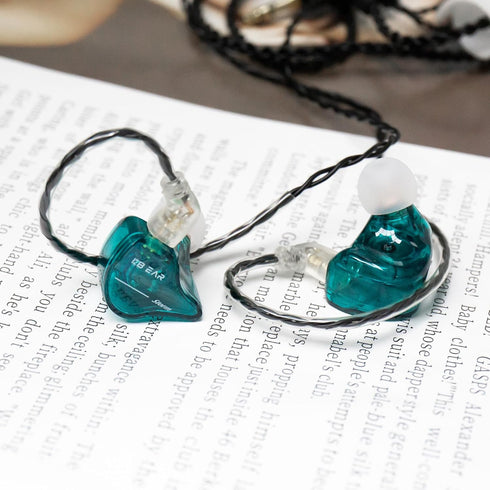 KBEAR Storm iem Earphones 1DD in ears Monitors Corded Earbuds 3.5mm Plug in Headphones Professional kbear Wired Earbuds with for Gaming Editing Vi...