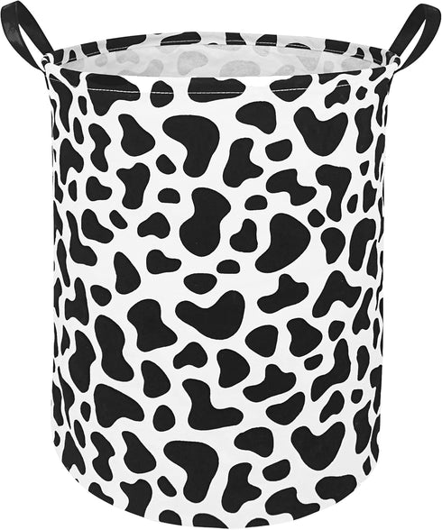 Laundry Hamper Toys Box Storage Bins Canvas Waterproof Collapsible Clothes Organizer Basket with Handle Freestanding Large Cute Light Weight for H...