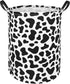 Laundry Hamper Toys Box Storage Bins Canvas Waterproof Collapsible Clothes Organizer Basket with Handle Freestanding Large Cute Light Weight for H...