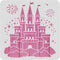 BENECREAT Castle Plastic Painting Stencil, 12x12 Star Firework Pattern Craft Template DIY Art Craft Stencil for Scrabooking Card Wood Paper Wall D...