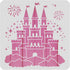 BENECREAT Castle Plastic Painting Stencil, 12x12 Star Firework Pattern Craft Template DIY Art Craft Stencil for Scrabooking Card Wood Paper Wall D...