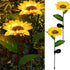 DAZZLE BRIGHT Sunflower Shape Solar LED Lights, 2 Pack Garden Waterproof Decorative with Stake for Outdoor Yard Pathway Outside Patio Lawn...