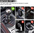 M12 x 1.25 Car Gear Shift Knob Adapter, Manual Shifter Adapter Shift Stick Connector, Aluminum Alloy Shift Knob Boot Retainer Adapter for Manual C...