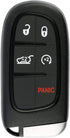 KeylessOption Keyless Remote Start Smart Car Key Fob for Jeep Cherokee 2014-2019, GQ4-54T...