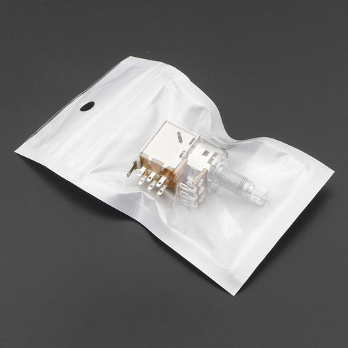 Ellbest 300pcs 2.36” x 3.94” White Clear Bag, Self Seal Plastic Retail Packaging Bag Zip Lock Reclosable Bag Storage Pouch with Hang Hole for Smal...