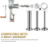 3 Pieces Sausage Stuffer Tubes Stainless Steel Grinder Stuffer Tubes for Size 5 Meat Food Grinder, 3 Sizes...