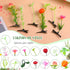 30 Pcs Bean Sprout Hair Clips Mixed Style Plant Hairpins Flower Plant Hair Clip Little Grass Barrette Butterfly Headwear Hair Accessories for Wome...