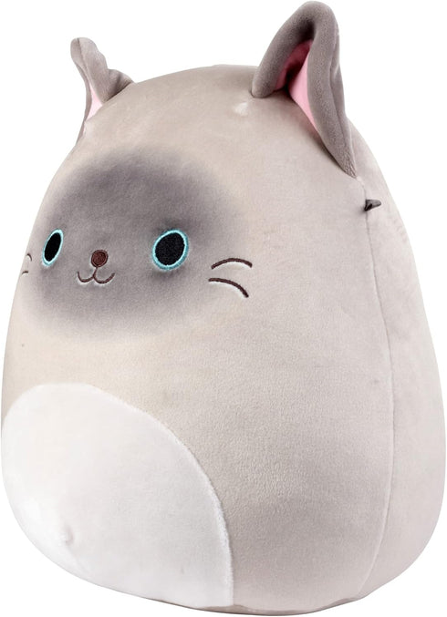 Squishmallows Original 10-Inch Felton The Siamese Cat - Official Jazwares Plush - Collectible Soft & Squishy Stuffed Animal Toy - Add to Your Squa...