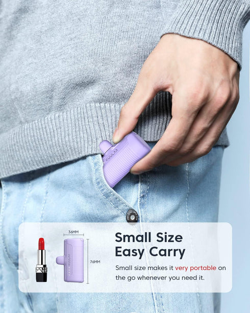 Kuulaa Portable Charger USB C Power Bank 4500mAh Small Portable Phone Charger Android Compact Plug in Battery Pack Portable Compatible with iPhone...