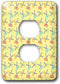 3dRose lsp_210861_6 Cute Green, Pink, and Light Blue Scissors Pattern 2 Plug Outlet Cover, Multicolor...